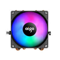 Aigo Aigo CC94 Aktív hűtés a processzorhoz RGB (hűtőborda + ventilátor 90x90) fekete
