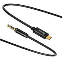 Baseus Baseus Yiven USB-C - 3,5 mm-es jack kábel 1,2 m-es (fekete)