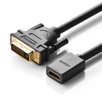 UGREEN UGREEN 20118 DVI-HDMI adapter 15 cm (fekete)