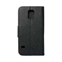 OEM Fancy flipes tok SAMSUNG Galaxy S5 (G900), fekete telefontok