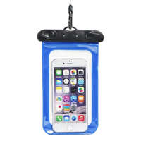 OEM Vízálló mobiltelefon táska műanyag záró - kék telefontok