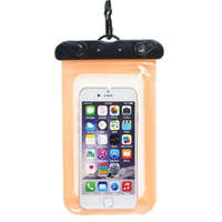 OEM Vízálló mobiltelefon táska műanyag záró - narancssárga telefontok