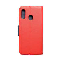 OEM Fancy flipes tok Samsung Galaxy A20e piros / sötétkék telefontok