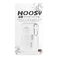 OEM Adapterek Nano SIM / Micro, Micro Sim és Nano / Sim (NOOSY 3in1) fehér