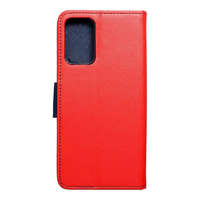OEM Fancy flipes tok Samsung Galaxy A72 5G piros / sötétkék telefontok