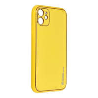OEM Forcell bőrtok iPhone 11 (6,1" ) sárga telefontok