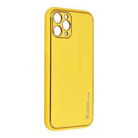 OEM Forcell bőrtok iPhone 11 PRO (5,8" ) sárga telefontok