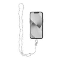 OEM Kristály gyémánt medál a telefon / hosszúság 37 cm / nyak - fehér