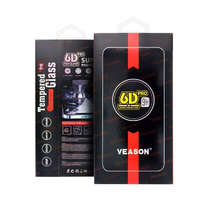 Veason 6D Full Glue edzett üveg - Samsung Galaxy A12 / M12 / F12 fekete