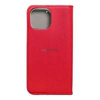 OEM Smart case flipes tok Iphone 14 ( 6.1 ) piros színű telefonhoz