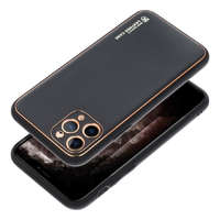 OEM LEATHER Case IPHONE 15 PRO MAX fekete tok