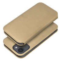 OEM Dual Pocket Book case IPHONE 15 arany tok