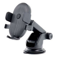 OEM Autós telefontartó szélvédő / középkonzol XK021 fekete (állítható fogantyú kar) tok