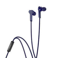 HOCO HOCO fülhallgatók Jack 3,5 mm mikrofonnal M72 kék színnel
