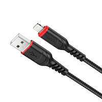 HOCO HOCO kábel USB Iphone lightning 8-pin 2,4a Victory x59 1 méter fekete