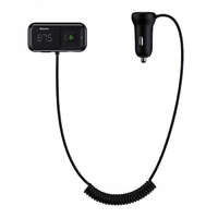 BASEUS BASEUS adóvevő FM Bluetooth MP3 autós töltővel S-16 2 x USB 3,1A gyorstöltő fekete CCMT000201