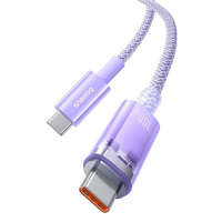 Baseus BASEUS kábel Type-C Type-C Explorer gyors töltés 100W 1m lila P10319703221-01 / CB000043