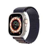 OEM DUX DUCIS GS - szőtt nejlon szíj Apple Watch 42/ 44/ 45/ 49mm indigó színű