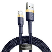 BASEUS BASEUS cafule kábel USB iPhone Lightning 8-pólusú 2.4a 1M arany + kék CALKLF-BV3