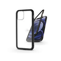 Haffner Apple iPhone 12 Mini mágneses, 2 részes hátlap előlapi üveg nélkül - Magneto - fekete