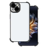 TFO Anti Shock Chrome tok iPhone 15 - fekete-átlátszó