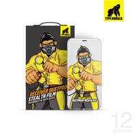 TYPE GORILLA Apple iPhone 12 Mini TG Receiver Dustproof 2.5D Silk Full Üvegfólia - Fekete
