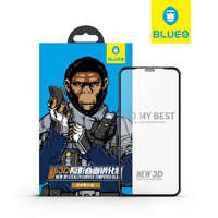 BLUEO Apple iPhone 7/8 Plus Blueo New 3D HD Stealth Curved Üvegfólia - Fekete