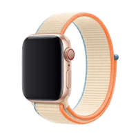 DEVIA Apple iWatch Devia Delux Sport 3 42/44/45mm Óraszíj - Krém