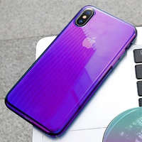 BASEUS Apple iPhone XS Max Baseus Glow Case Hátlap - Fekete
