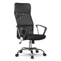 Greensite Forgó irodai szék, Nemo, hálós szövet, 61x107.5x50 cm, fekete