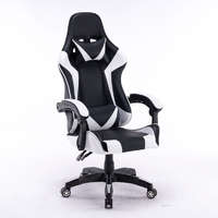 Greensite Gamer és irodai szék, Remus, 66x125x62 cm, fehér