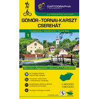 Cartographia Kft. Gömör-Tornai-Karszt, Cserehát turistatérkép - Domica-Aggtelek-Jósvafő