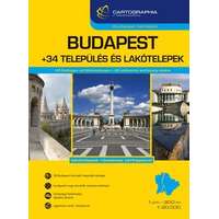 Cartographia Kft. Budapest +34 Település és lakótelep atlasz 1:20 000, 1:10 000