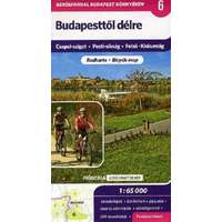 Frigoria Könyvkiadó Kft. Budapesttől délre 1 : 65 000 - Turistatérkép Csepel-sziget - Pesti-síkság - Felső-Kiskunság