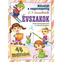 Magnusz Könyvkiadó Évszakok - bölcsitől a nagycsoportig - Felkészítő foglalkoztató az iskolaérettséghez 2- 5 éveseknek 48 matricával