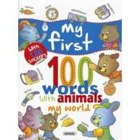 Napraforgó Könyvkiadó My first 100 words with animals - My world - My world