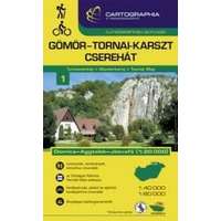 Cartographia Kft. Gömör-Tornai-Karszt, Cserehát turistatérkép - Aggtelek 1:40 000, 1:60 000