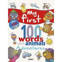 Napraforgó Könyvkiadó My first 100 words with animals - Advantures - Advantures