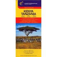 Cartographia Kft. Kenya, Tanzánia útitérkép 1:2500000