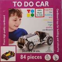 Zafír Press Autó - Car, 84 darabos - Kifestő karton makett, modell építő- és kreatív szett