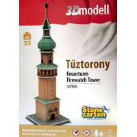 Saxum Kiadó Tűztorony 3D modell SOPRON