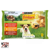 Nestlé Purina Friskies teljes értékű állateledel felnőtt kutyák számára szószban 4 x 100 g (400 g)