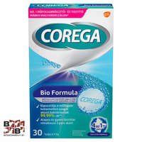 Corega Tabs Bio Formula műfogsor tisztító tabletta - 30 db