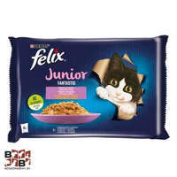 Nestlé Purina FELIX Fantastic Junior csirkével/lazaccal aszpikban nedves eledel felnőtt macskáknak