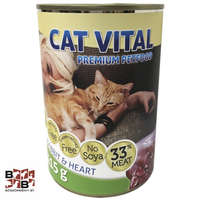  Cat Vital macska konzerv nyúl + szív 415g