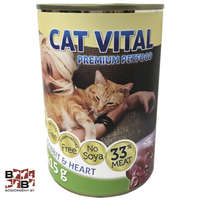Cat Vital Cat Vital macska konzerv nyúl + szív 415g