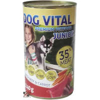 Dog Vital Junior konzerv Beef&carrot 1240gr