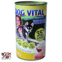 Dog Vital Junior konzerv chicken & rice 1240gr