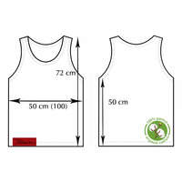 COCKTAIL KFT. Férfi atléta trikó (szín: fehér, méret: S)