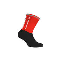 Superior Superior Long Cycling Socks zokni [fekete-piros, 35-38] kerékpáros